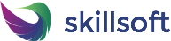 Logo da Skillsoft Sistemas é um beija-flor colorido, com as cores: roxo, azul e verde.